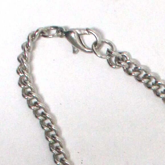 Silvertone 21 Inch Imitation Pearl Rhinestone Smoky Bead Multi Strand Necklace - Picture 8 of 12